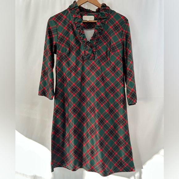 Simply Southern Women's NWT Dress Size Small Soft Material Plaid Pockets - Picture 1 of 8